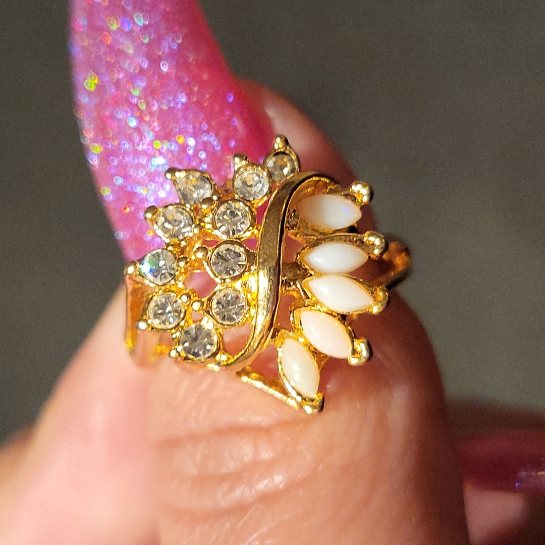 Gold Opal Ring